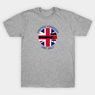 United Kingdom Disc Golf Big Flag T-Shirt